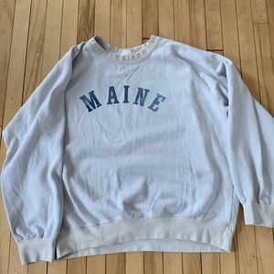 Oversized Vintage Maine Sweatshirt